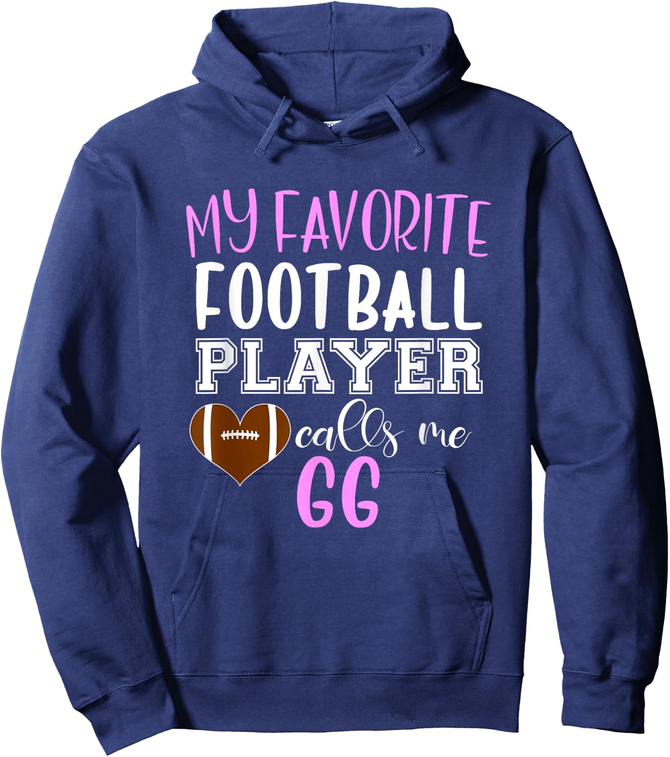 My Favorite Football Player Call Me GG Hoodie - Hoodie | Navy
