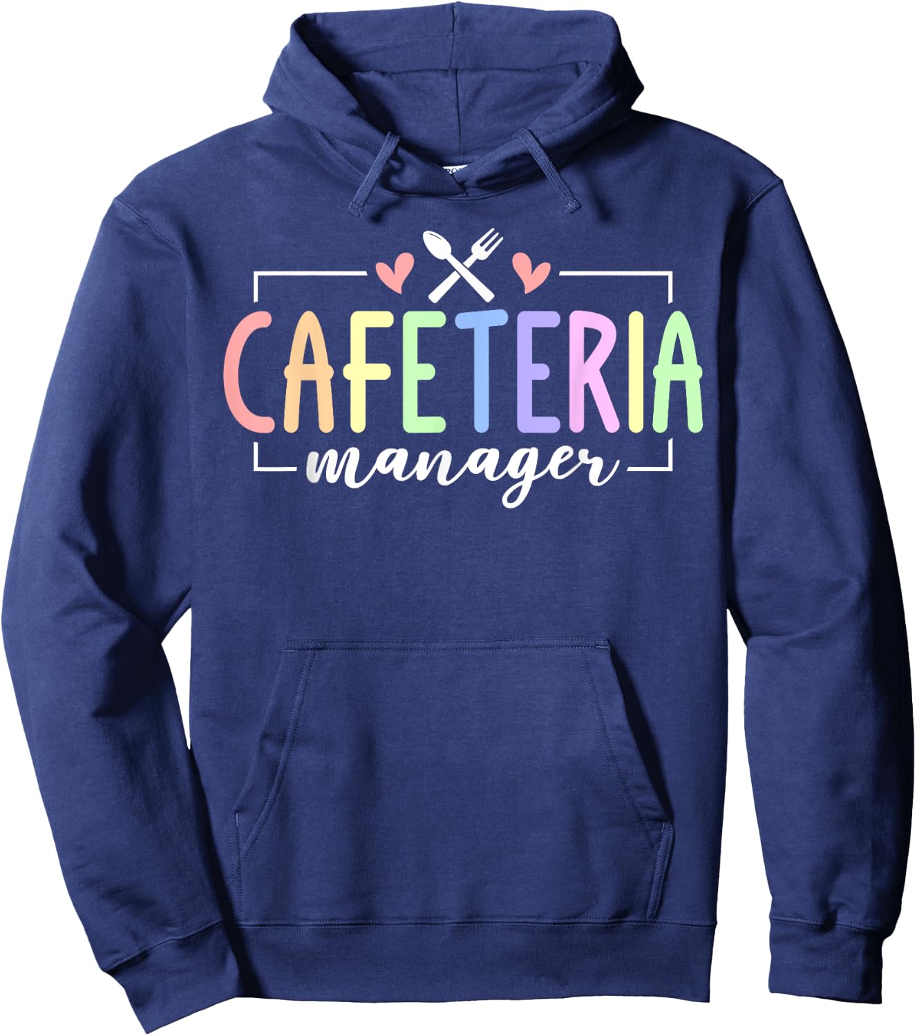 Cute Cafeteria Manager Job Hoodie - Hoodie | Navy