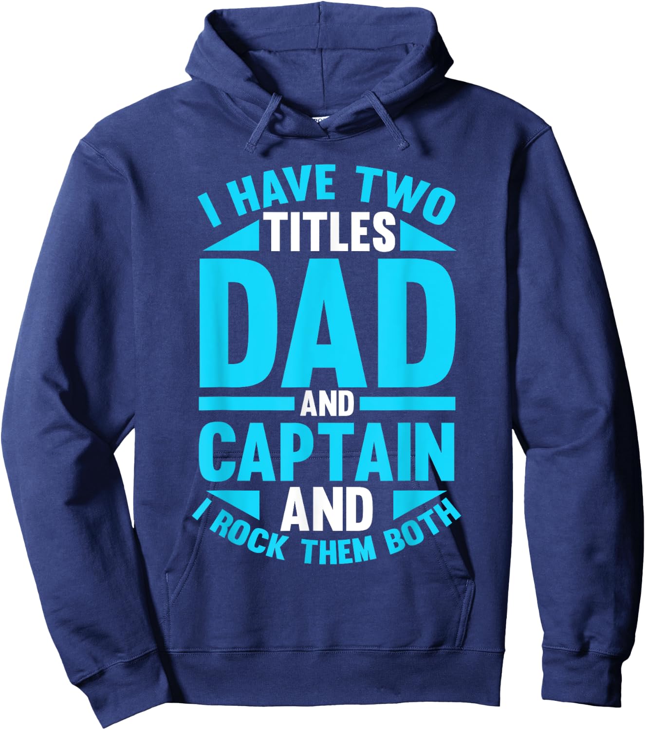 Captain Father Dad Ship Boating Boat Hoodie - Hoodie | Navy