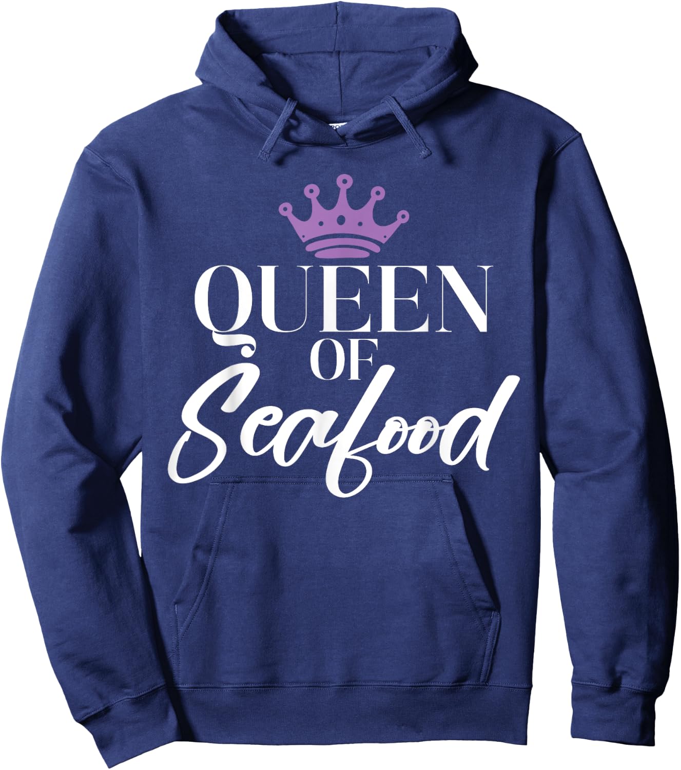 Queen of Seafood Hoodie - Hoodie | Navy