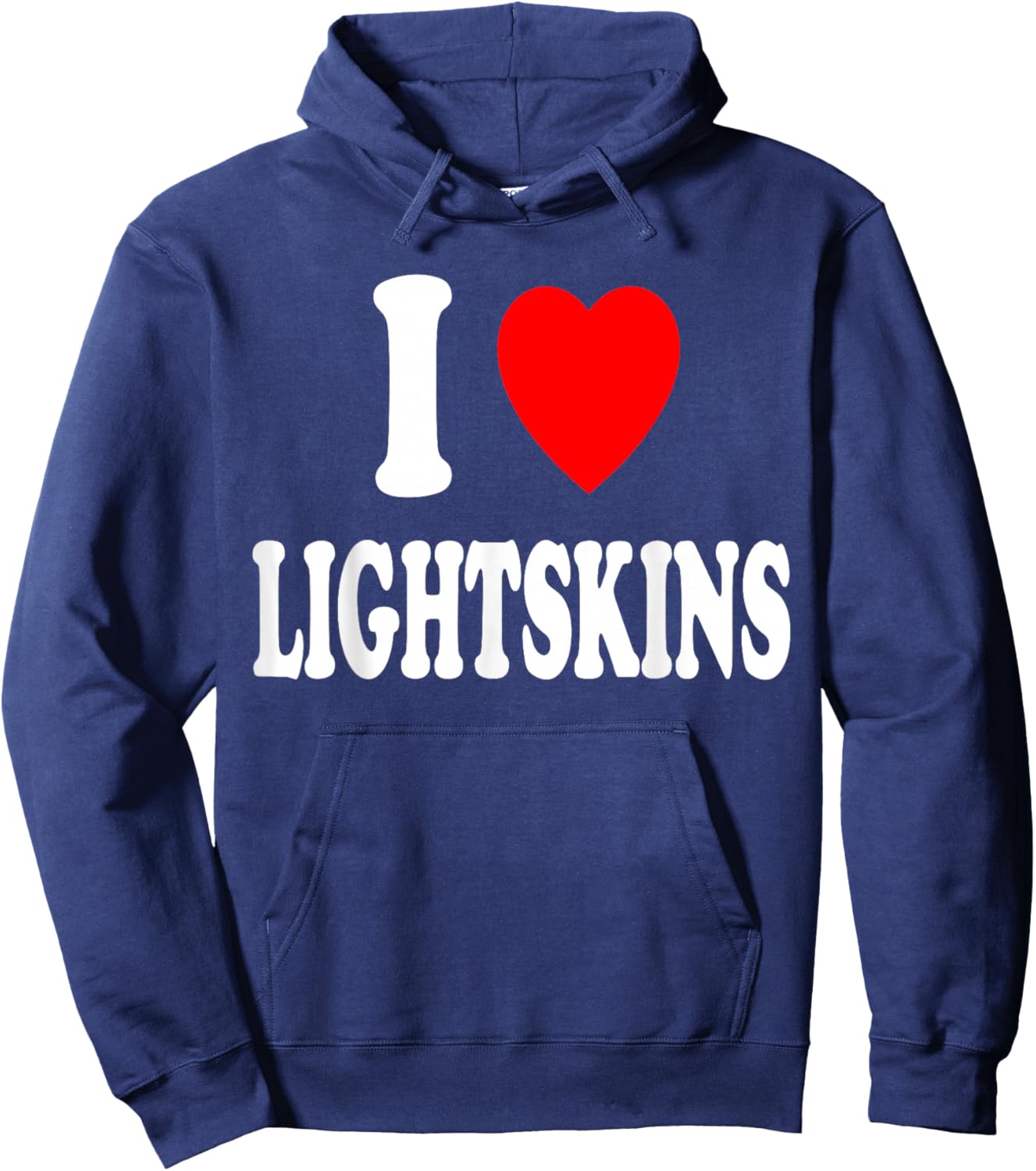 I Heart (Love) Lightskins Hoodie - Hoodie | Navy