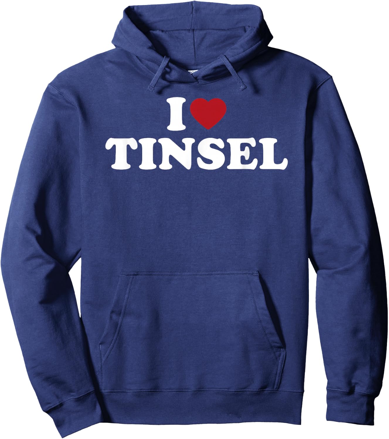 I Love Tinsel Hoodie - Hoodie | Navy