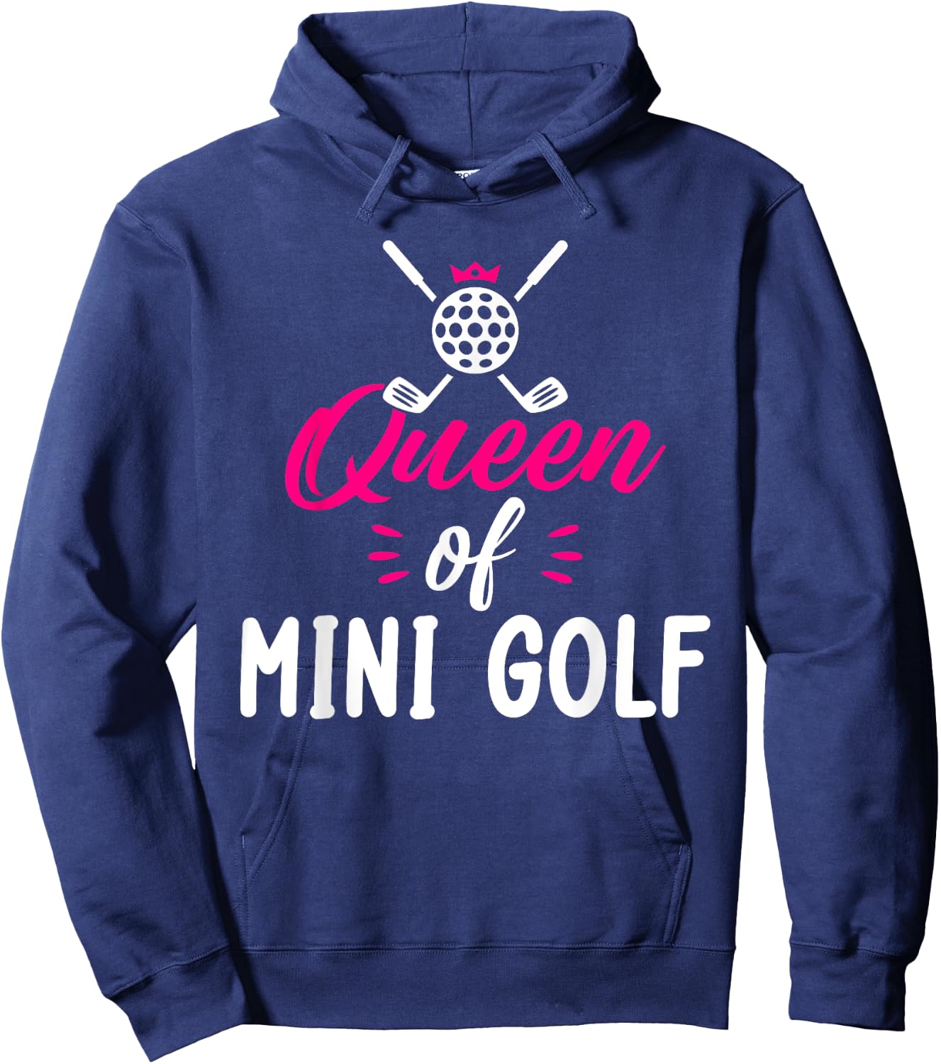 Queen of Mini Golf Hoodie - Hoodie | Navy