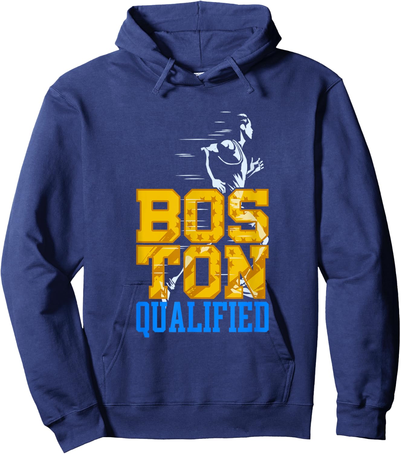 Boston Qualified Annual Marathon Training Hoodie - Hoodie | Navy