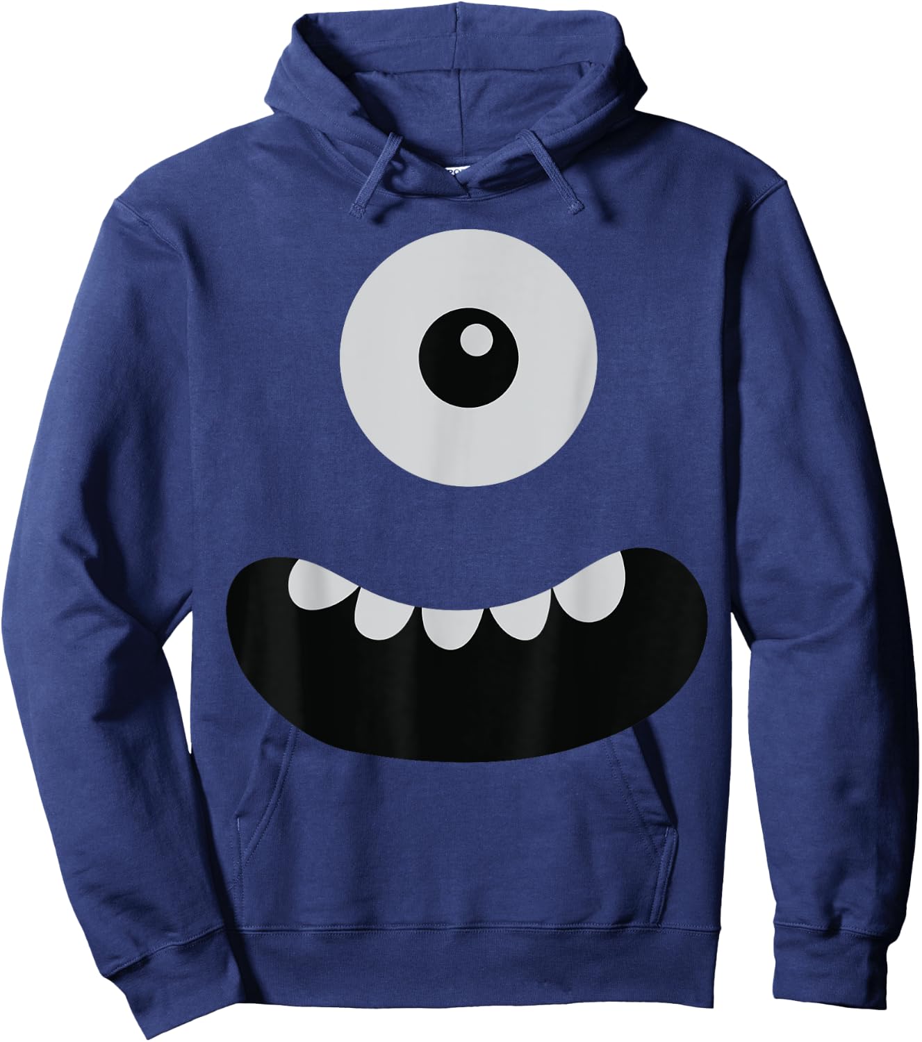 Cute One Eyed Monster Face Costume Halloween Hoodie - Hoodie | Navy