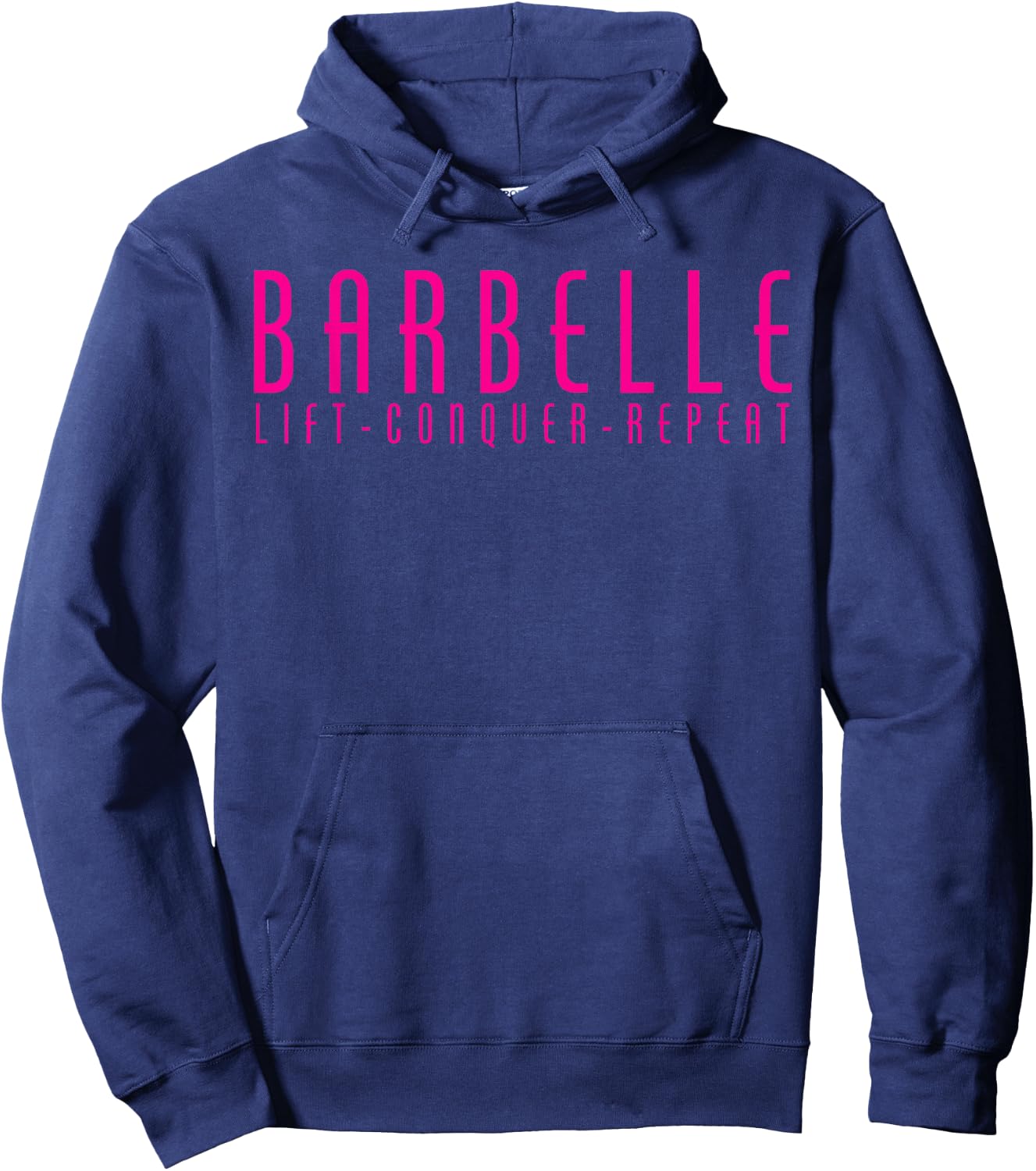 Barbelle - Barbell - Women's Motivational Gym Hoodie - Hoodie | Navy