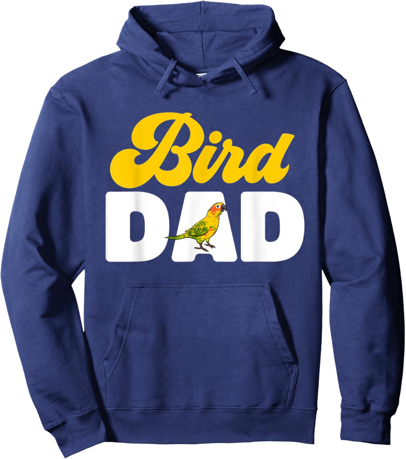 Sun Conure Bird Dad Parrot Bird Conure Hoodie - Hoodie | Navy