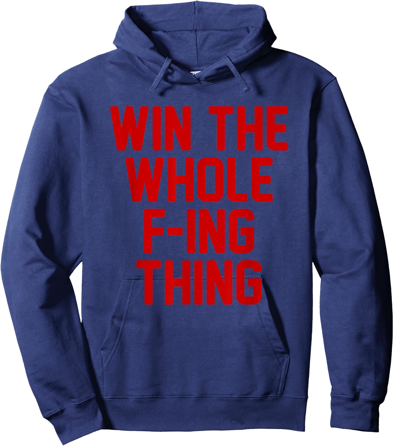 Win the Whole F - ing Thing Hoodie - Hoodie | Navy