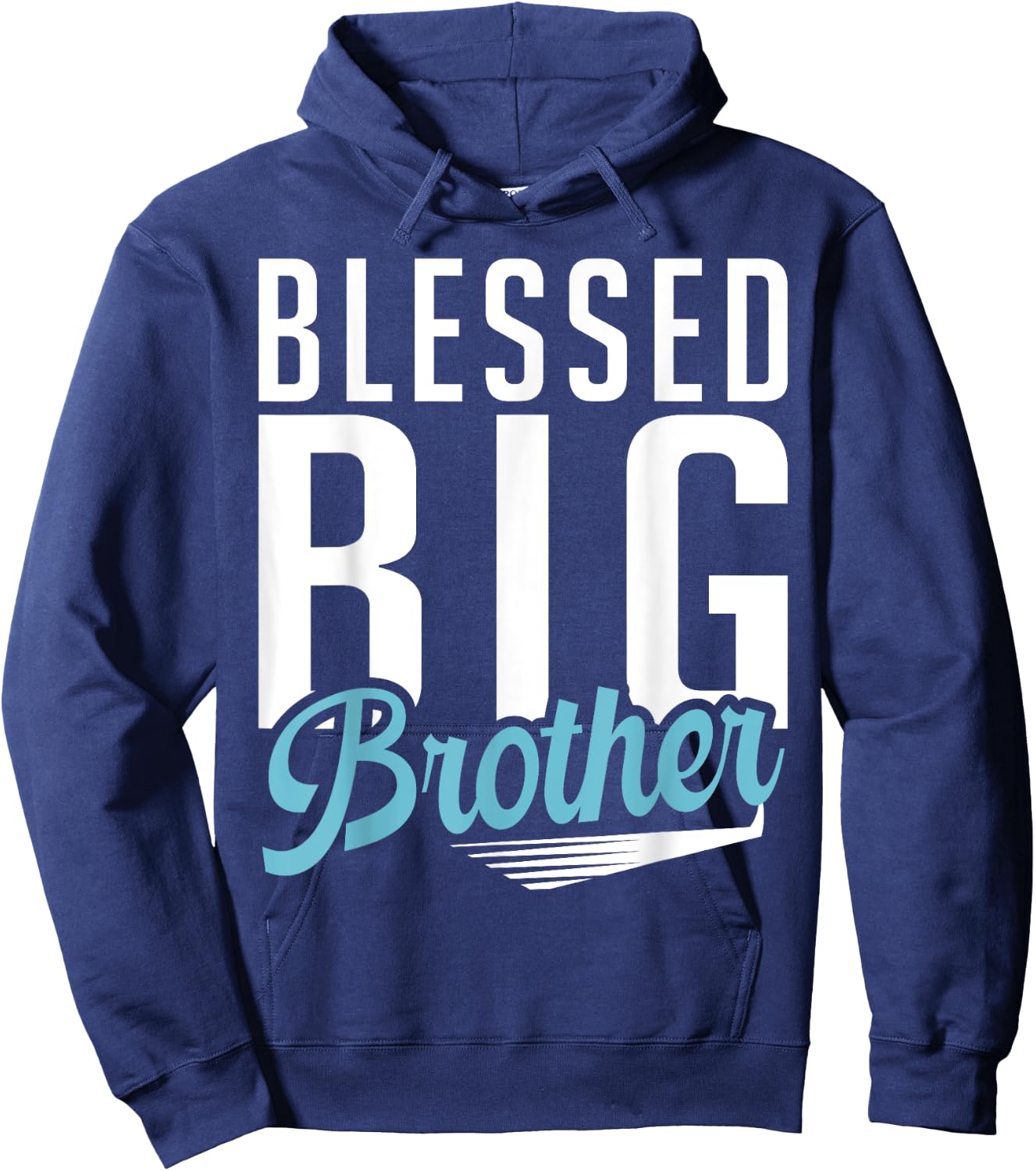 Blessed Big Brother Hoodie - Hoodie | Navy