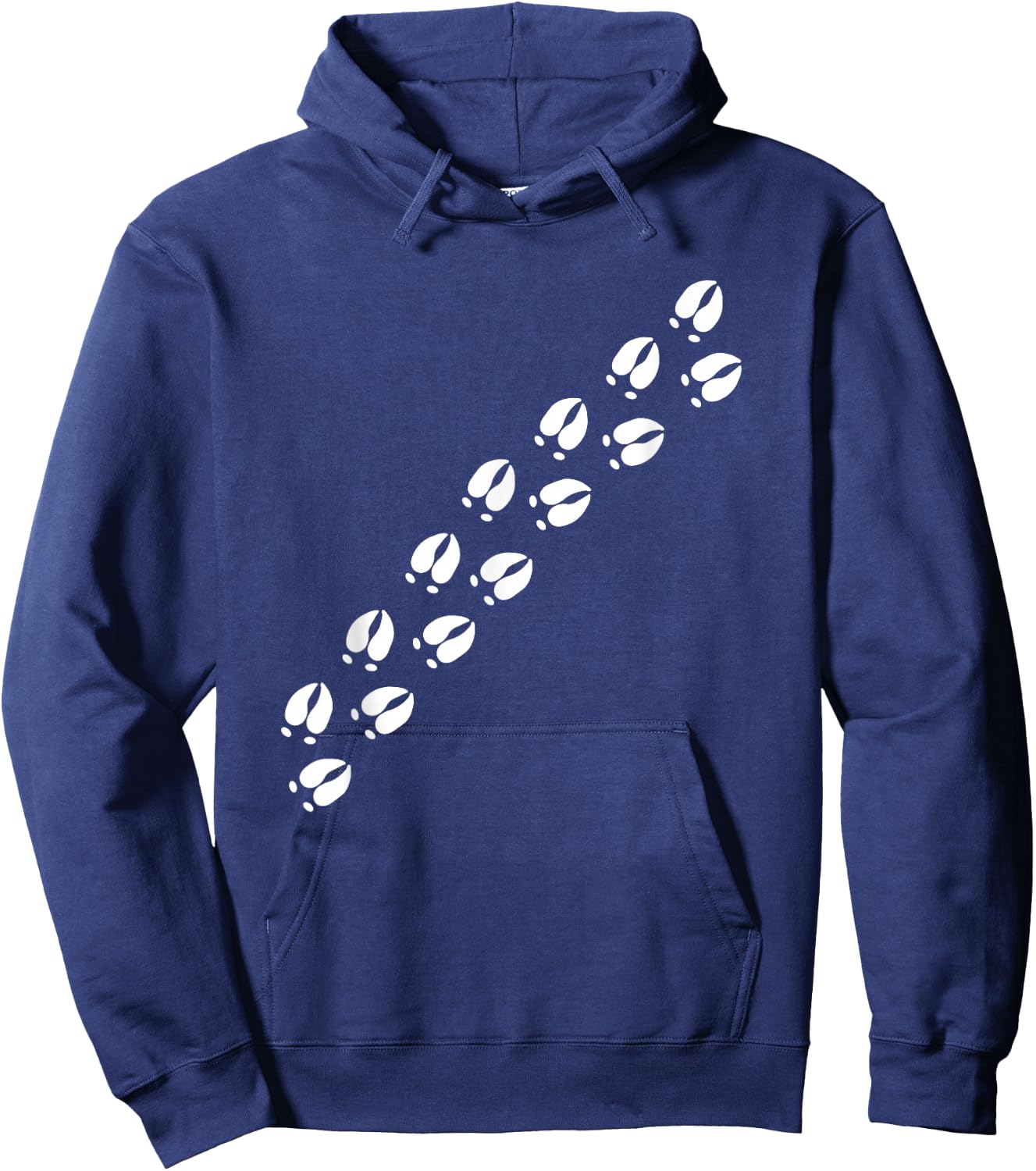 Tracks of Moose Hoodie - Hoodie | Navy