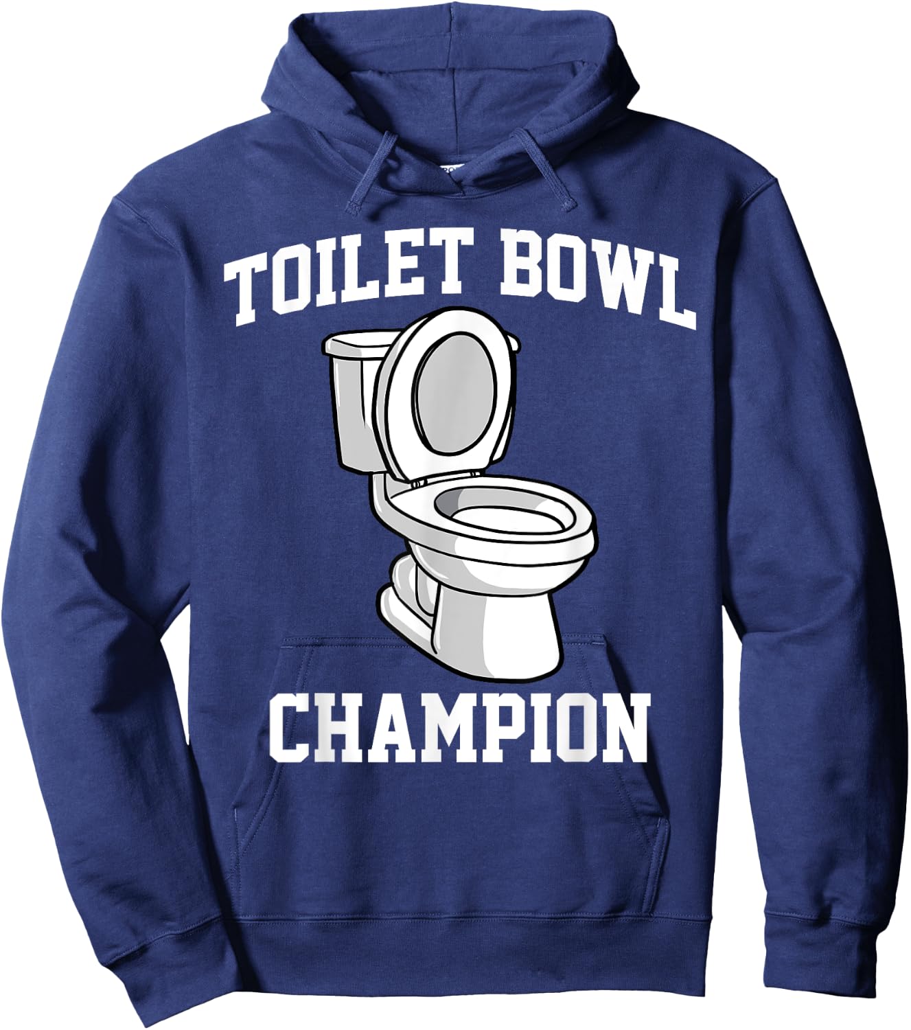 Fantasy Football Toilet Bowl Champion Loser Hoodie - Hoodie | Navy