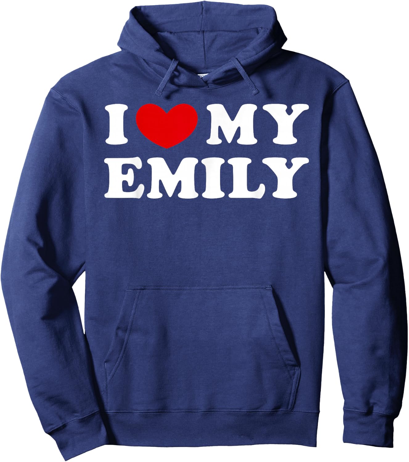 I Love My Emily, I Love My Emily Hoodie - Hoodie | Navy