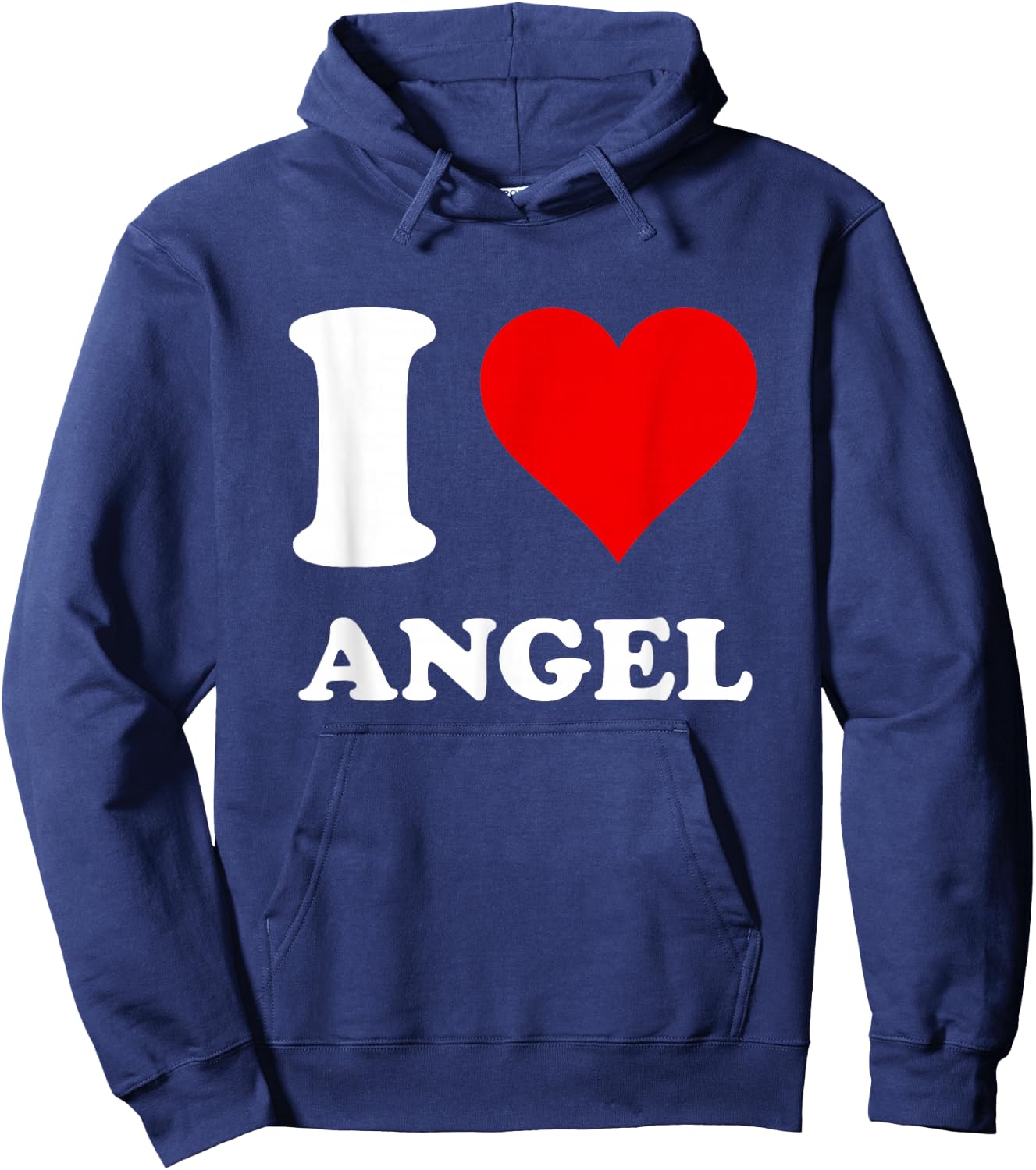 I Love Angel Hoodie - Hoodie | Navy