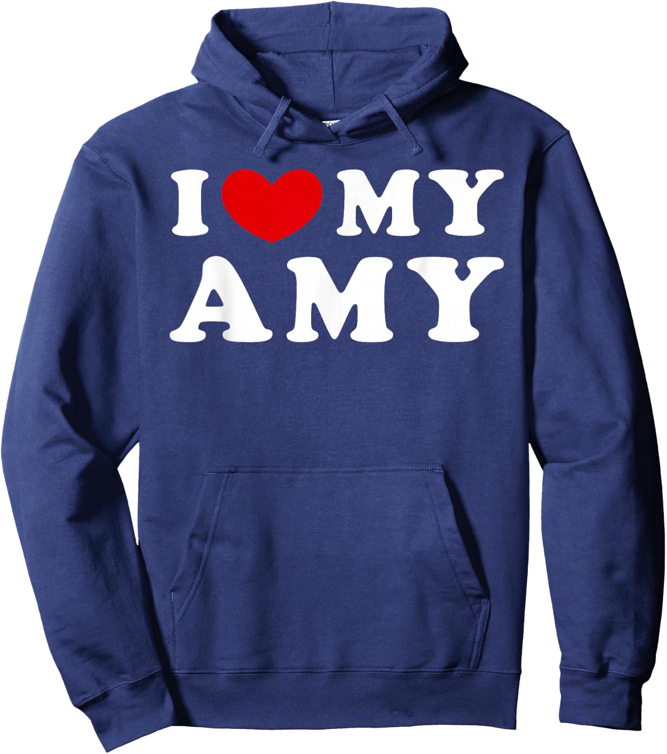 I Love My Amy, I Heart My Amy Hoodie - Hoodie | Navy