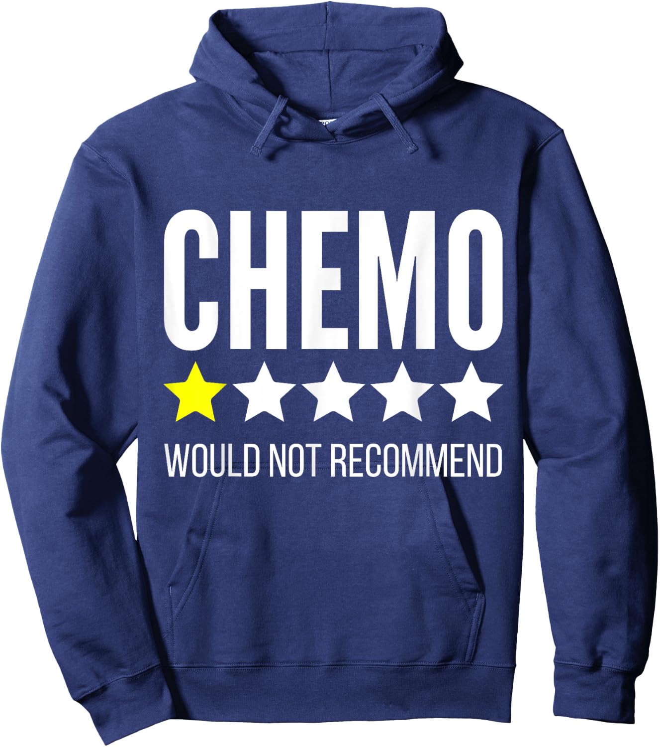 Chemo 1 star rating would not recommend Hoodie - Hoodie | Navy
