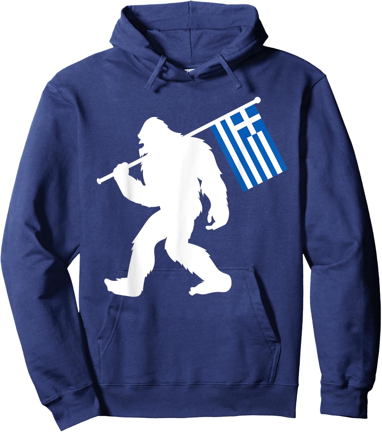 Greece Bigfoot Hoodie - Hoodie | Navy