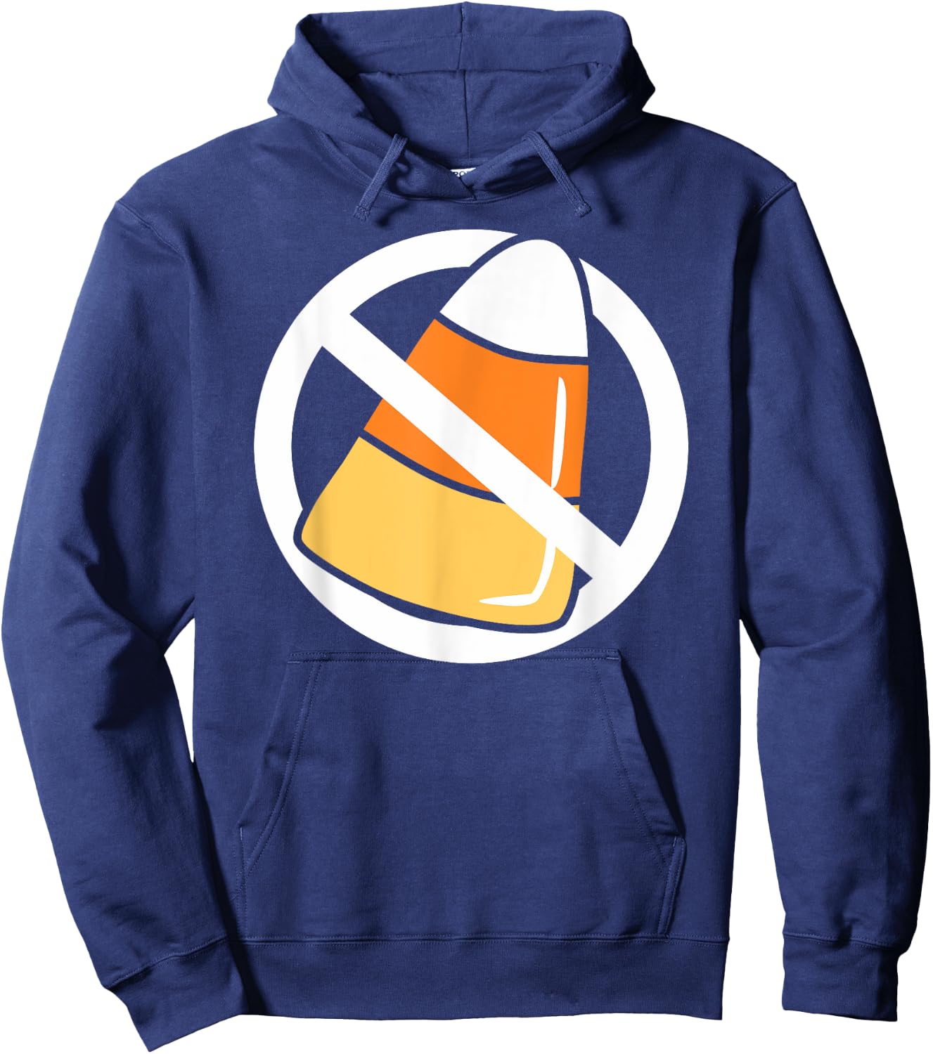 I Hate Don't Like Candy Corn Funny Halloween Hoodie - Hoodie | Navy