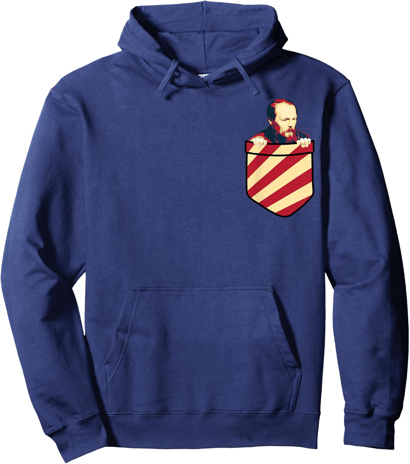 Fjodor Dostojewski famous Russian writer in Hoodie - Hoodie | Navy