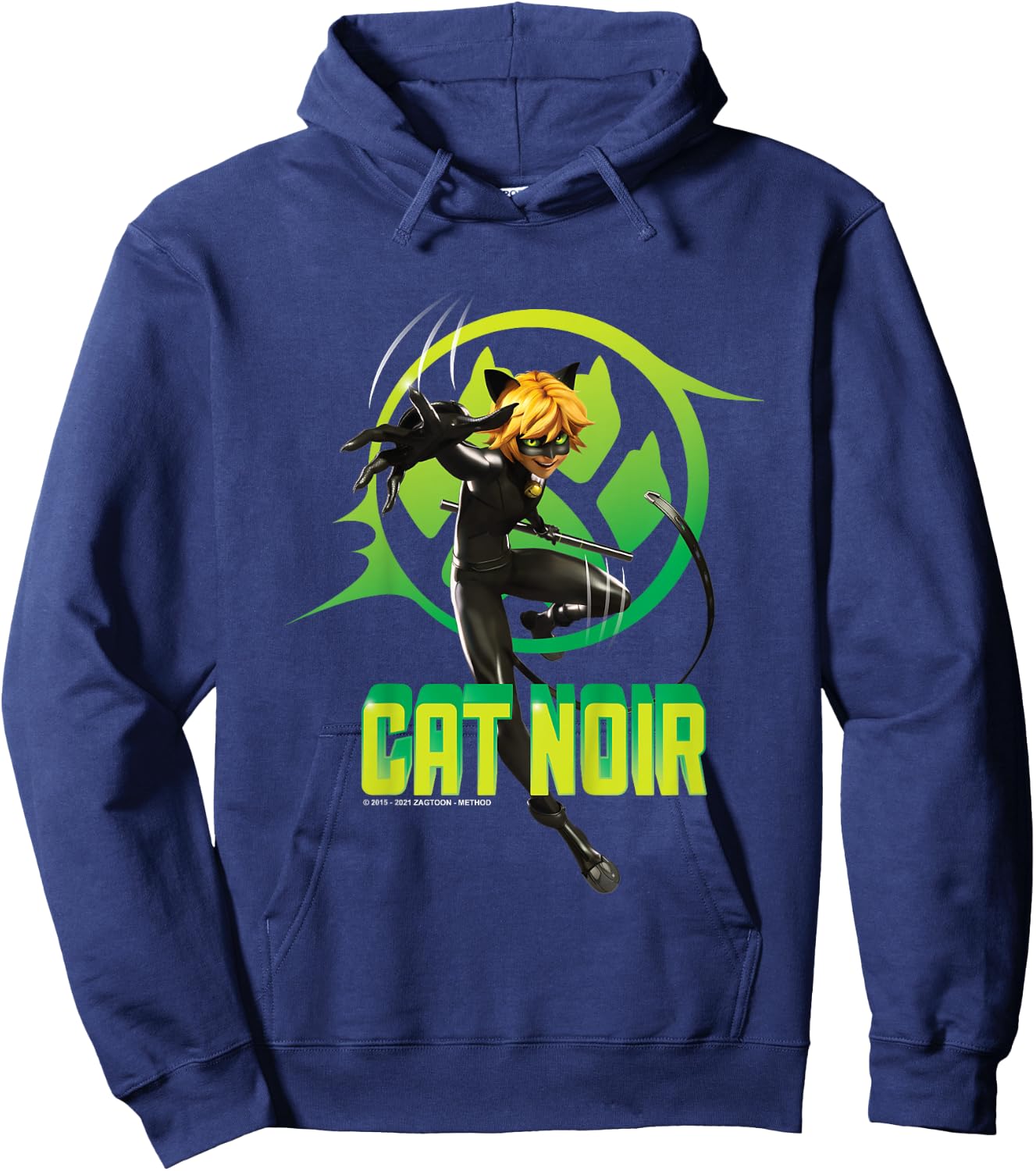 Miraculous Lady Bug - Cat Noir Hoodie - Hoodie | Navy