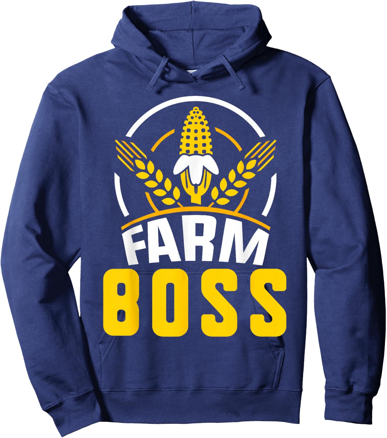 Farm Boss Job Farmer Farming Hobby Hoodie - Hoodie | Navy
