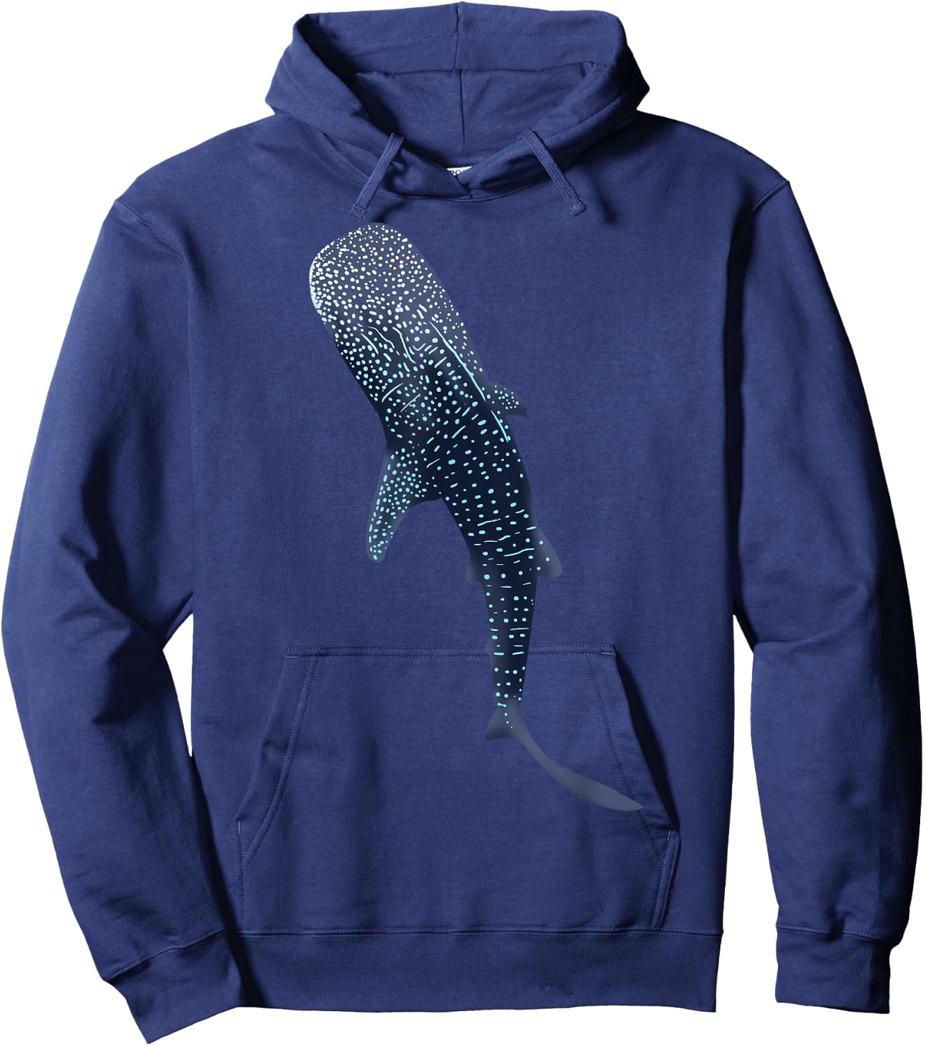 Shark Whale Large Cool Fish Animal Hoodie - Hoodie | Navy