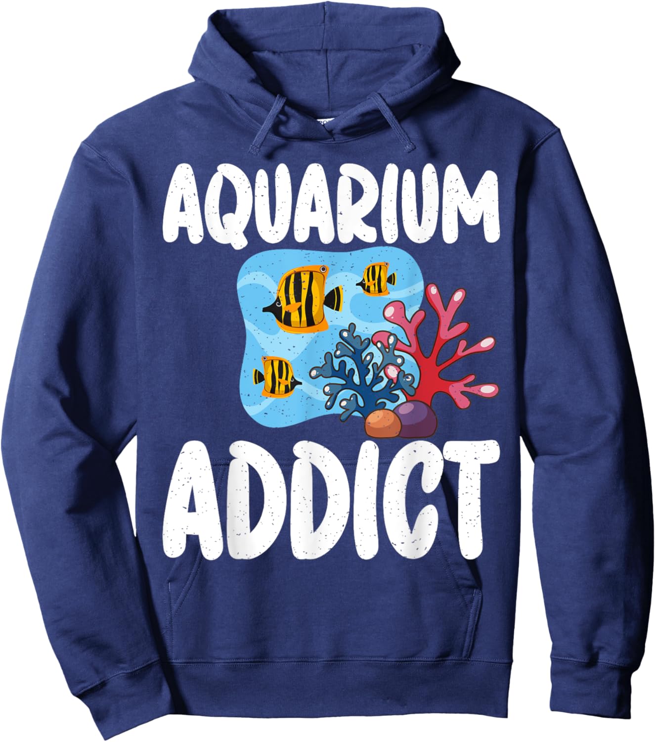 Aquarium Addict Fish Owner Hoodie - Hoodie | Navy