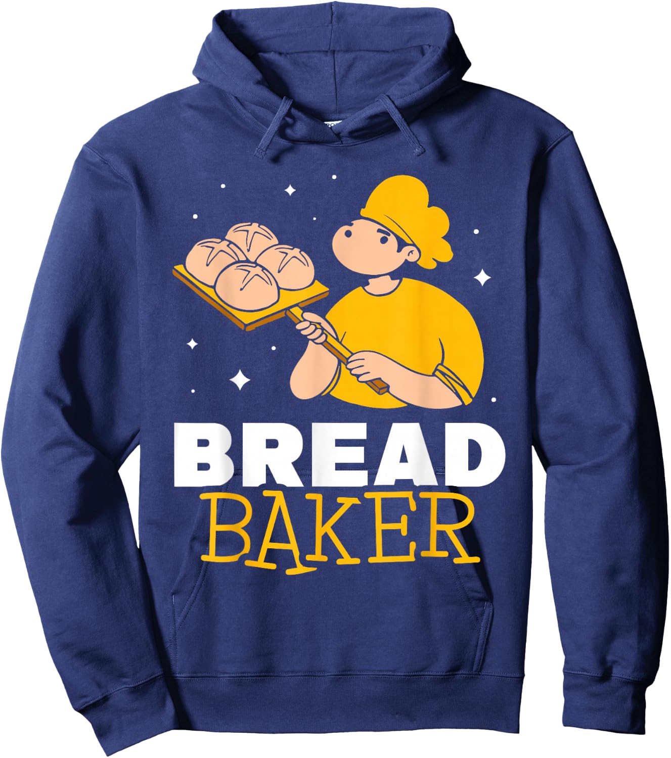 Bread Baker Loaf Baking Bake Hoodie - Hoodie | Navy