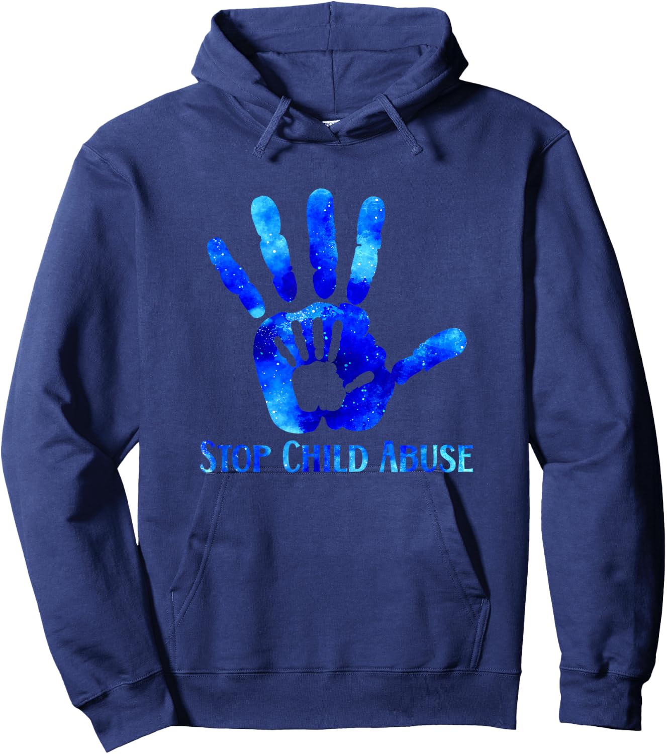 Stop Child Abuse Prevention Awareness Month Hoodie - Hoodie | Navy