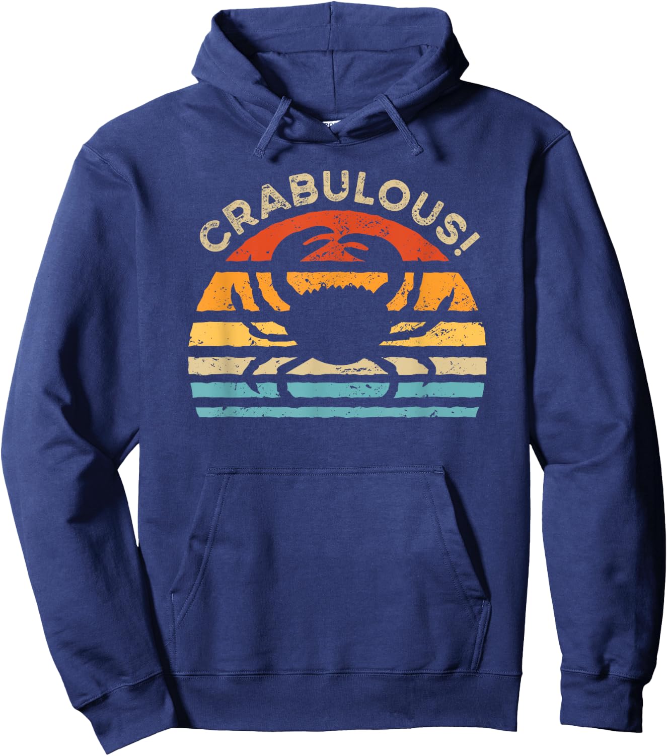 Crabulous Crabbing and Crab Hoodie - Hoodie | Navy