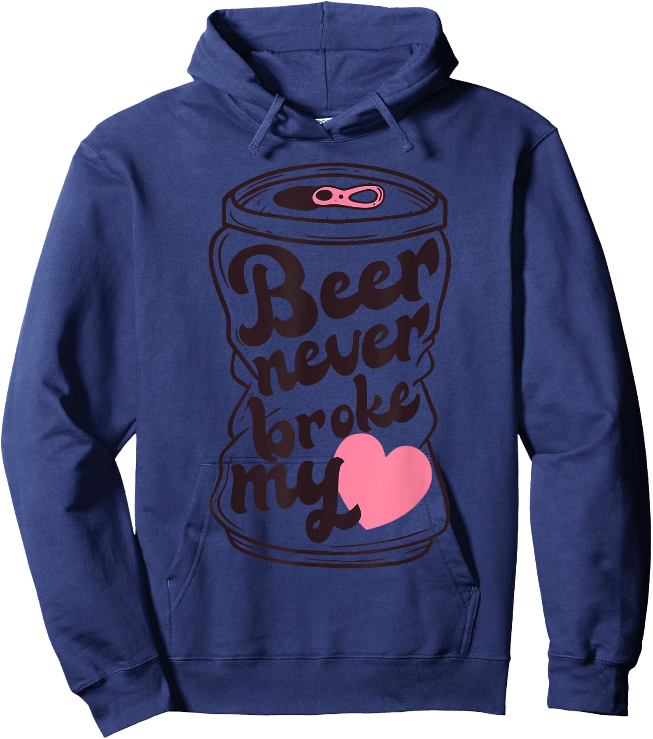 Beer Never Broke My Heart Apparel Hoodie - Hoodie | Navy