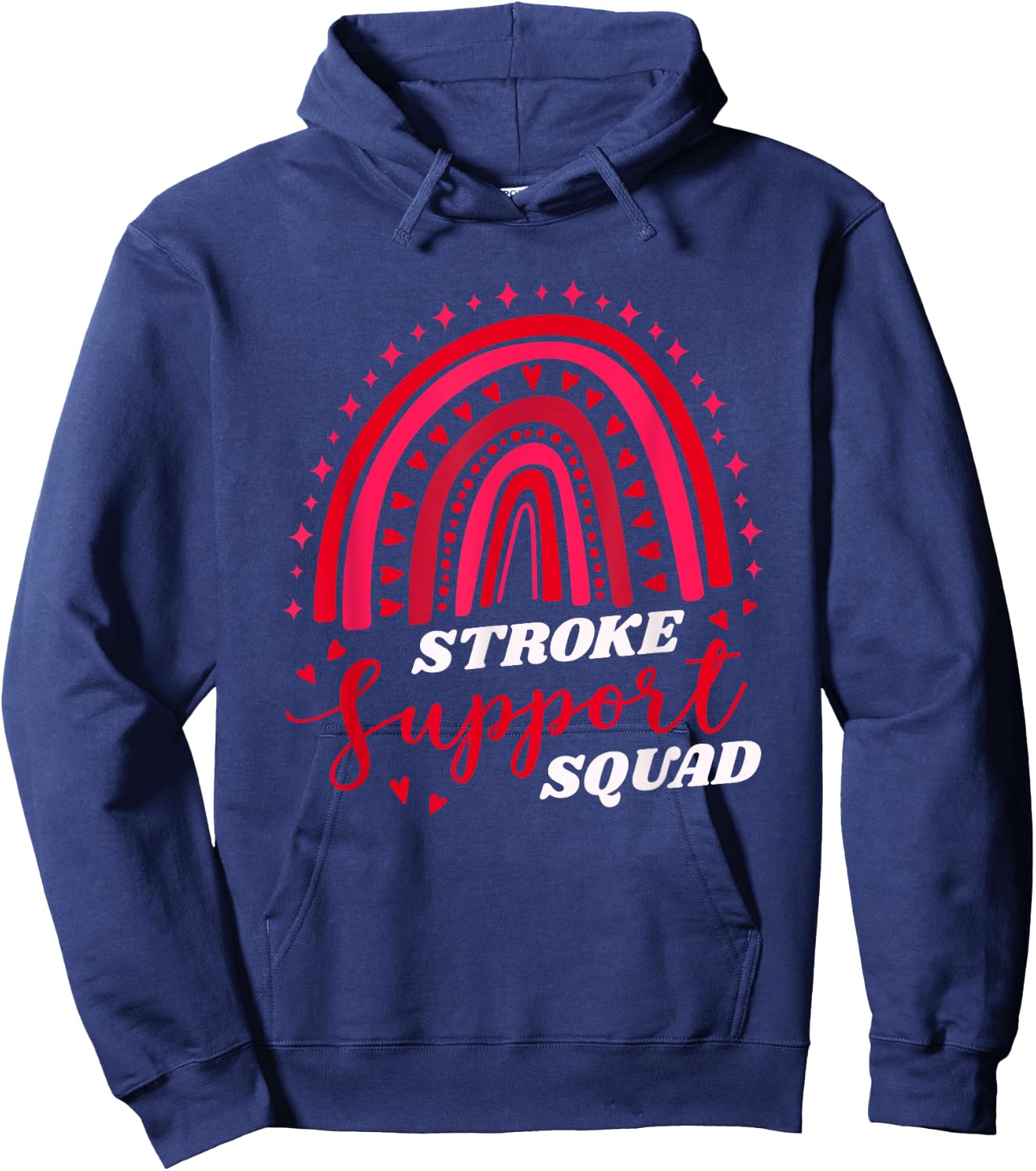 Stroke Support Squad, Stroke Survivor Team Hoodie - Hoodie | Navy