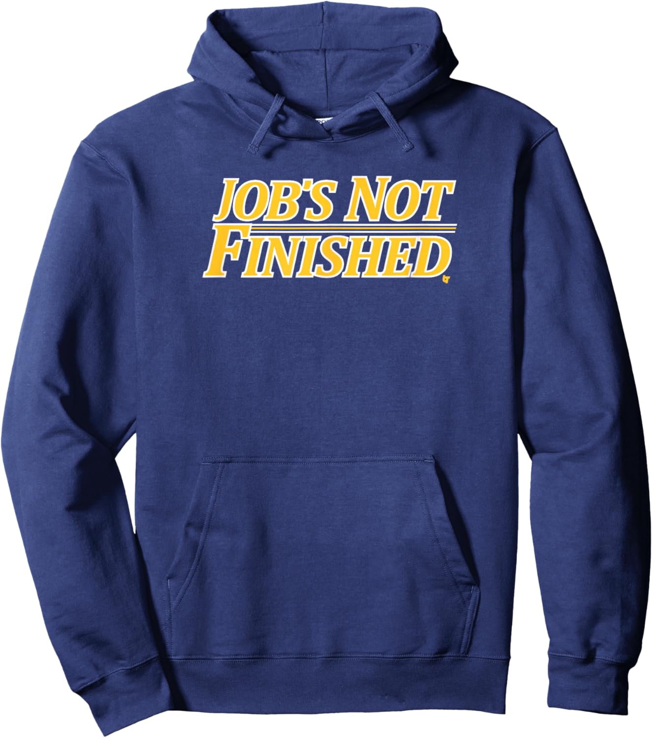 Job's Not Finished - Los Angeles Basketball Hoodie - Hoodie | Navy