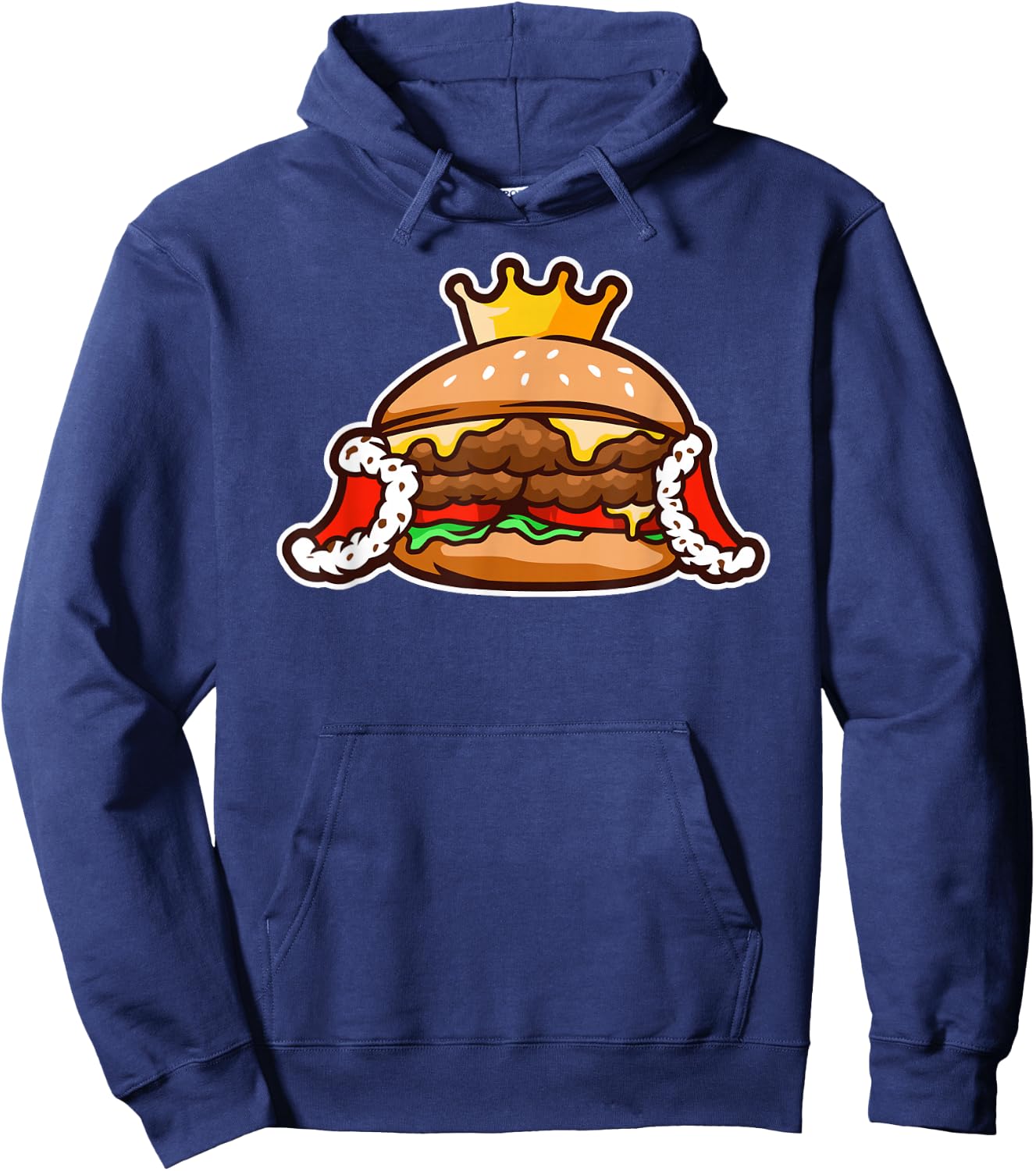 King Burger Hoodie - Hoodie | Navy