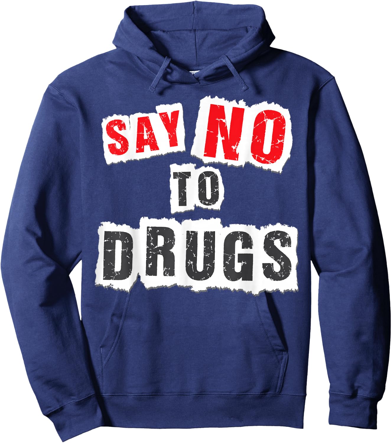 Red Ribbon Week Say No to Drugs Hoodie - Hoodie | Navy