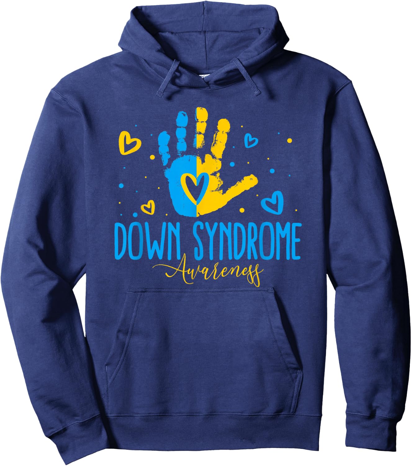 World Down Syndrome Day Down Syndrome Awareness Hoodie - Hoodie | Navy