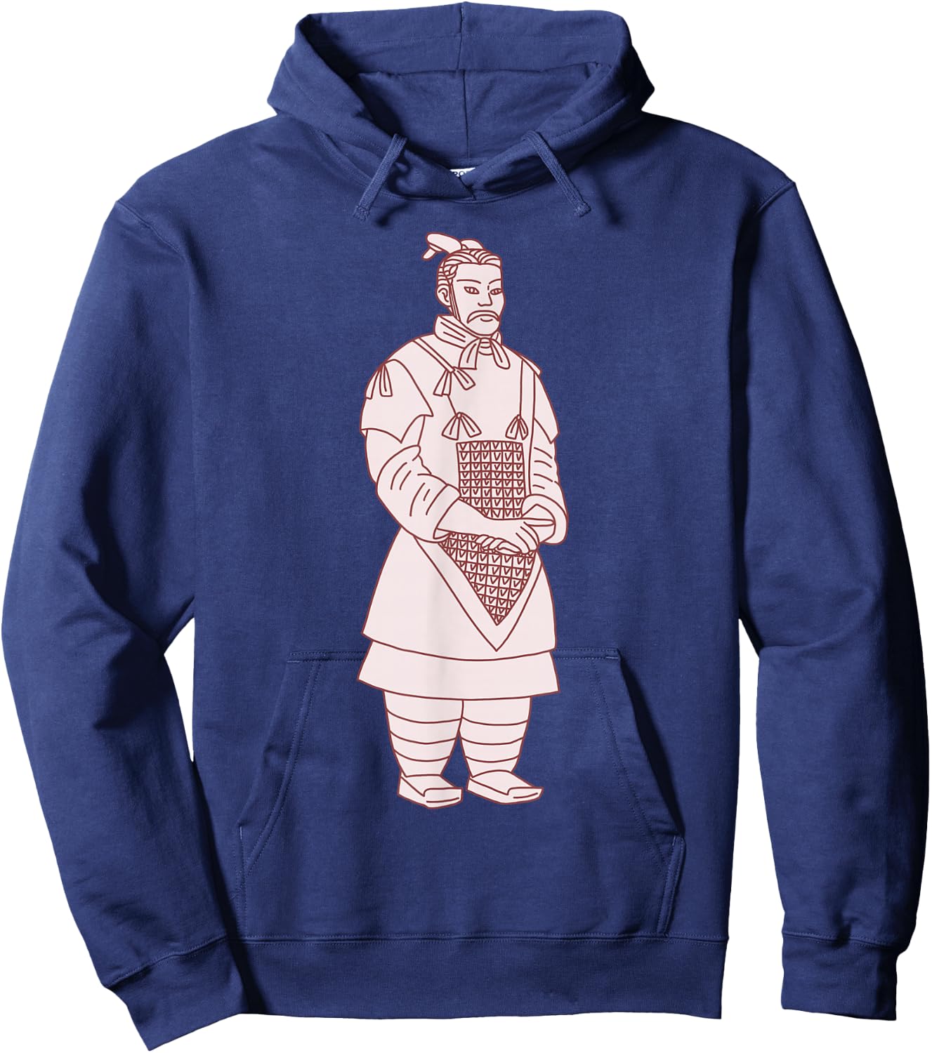 Terra Cotta Bilingual Wisdom Hoodie - Hoodie | Navy