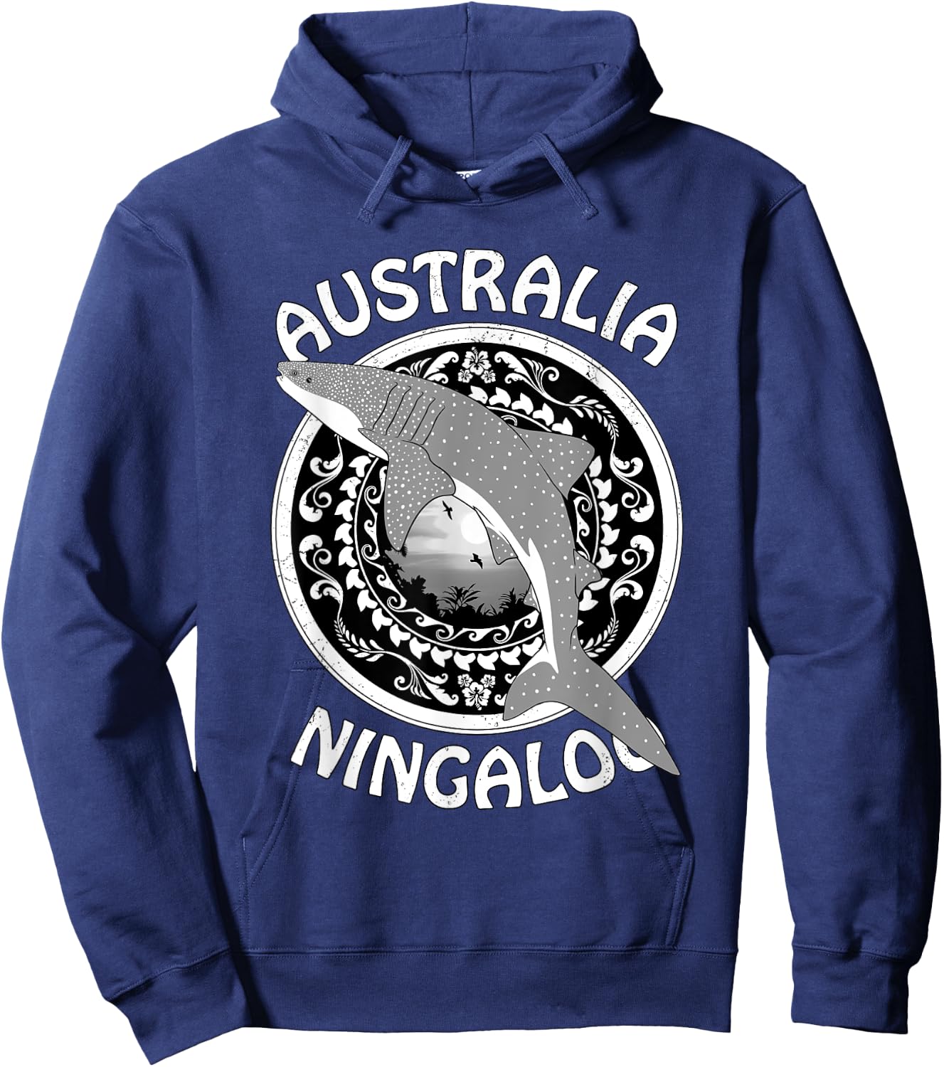 Whale Shark Ningaloo Australia Hoodie - Hoodie | Navy