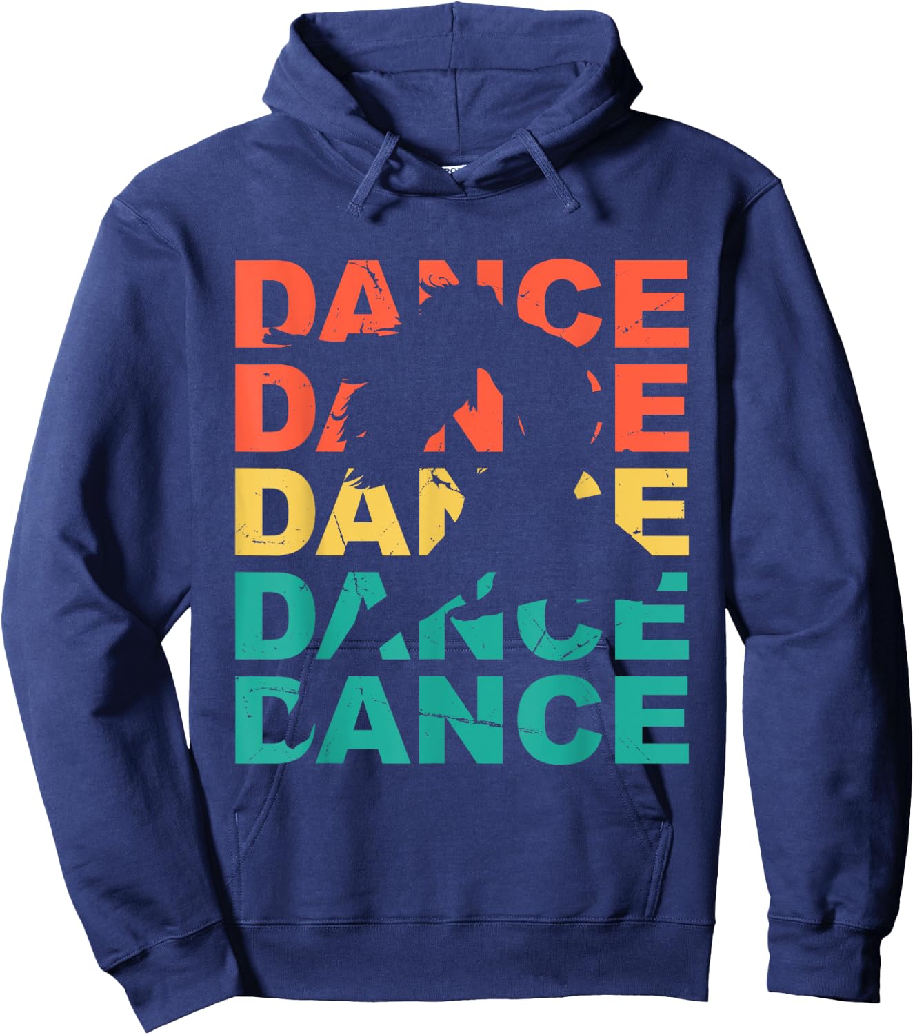 Retro Vintage Dancing For Dancers Hoodie - Hoodie | Navy