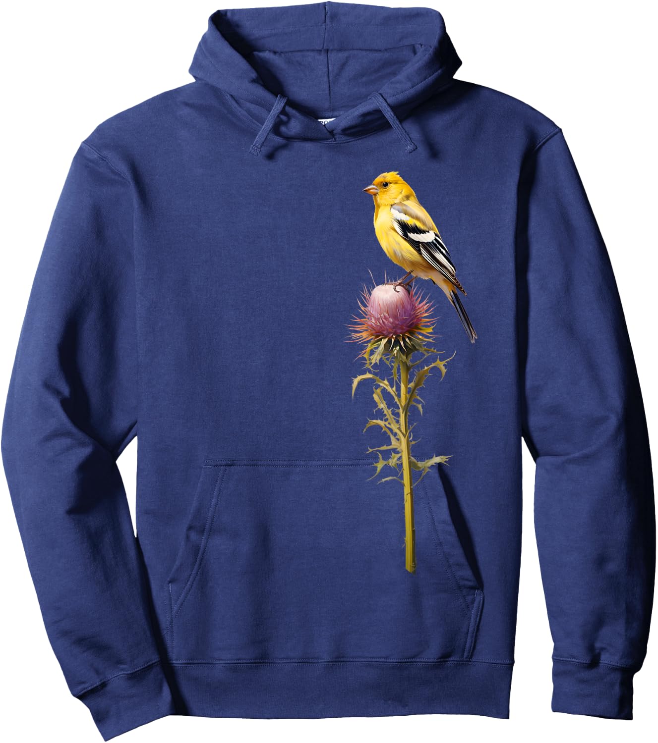Birding and Bird Lovers Apparel Decor Accessories American Goldfinch Backyard Bird Watching Watchers Birder -Adults Black Short Sleeve Small Hoodie - Hoodie | Navy