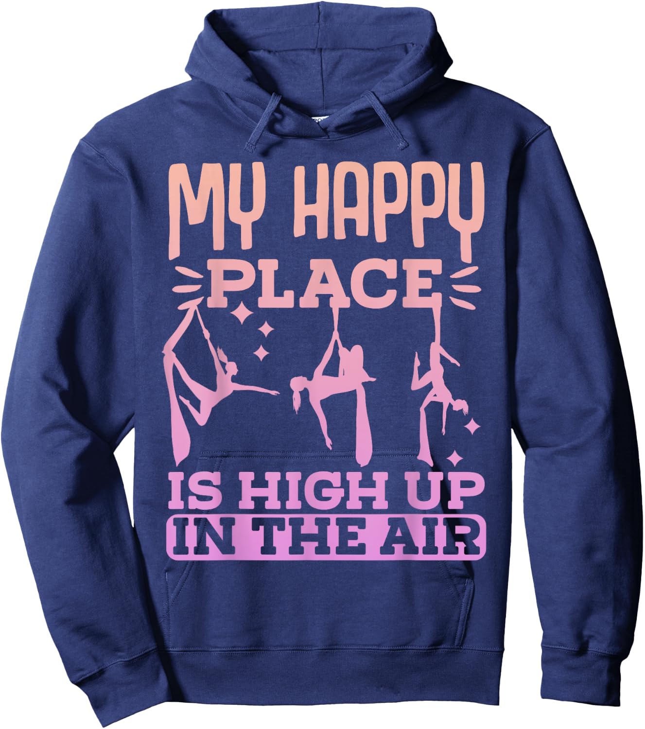 Aerialist Performer Gymnastic Aerial Silks Hoodie - Hoodie | Navy