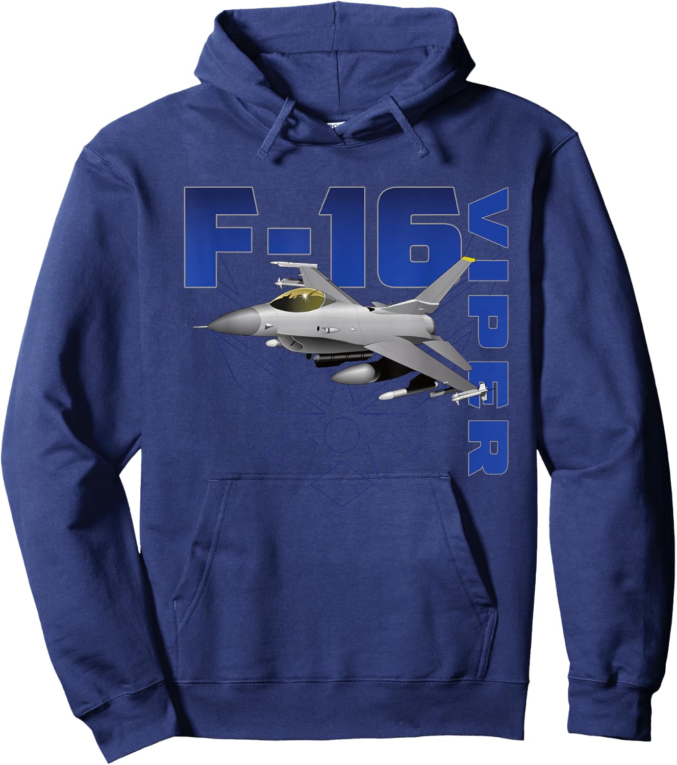 F-16 Viper Historic US Military Aircraft Hoodie - Hoodie | Navy