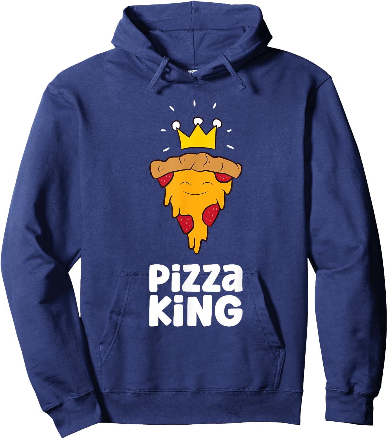 Pizza King Love Pizzas Hoodie - Hoodie | Navy