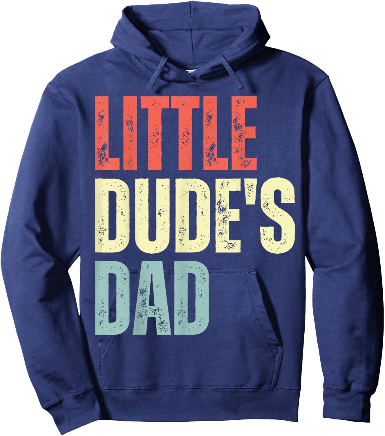 Little Dudes Dad Vintage, Little Dudes Dad Hoodie - Hoodie | Navy