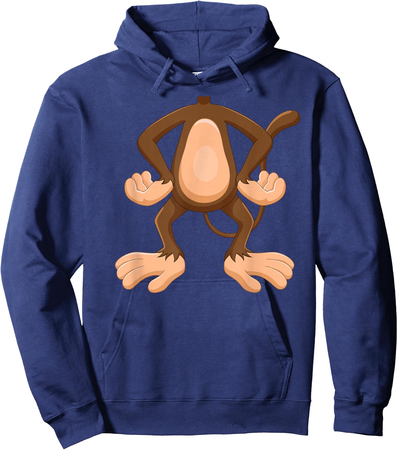 Monkey Costume Cute Boys Girls Zoo Hoodie - Hoodie | Navy