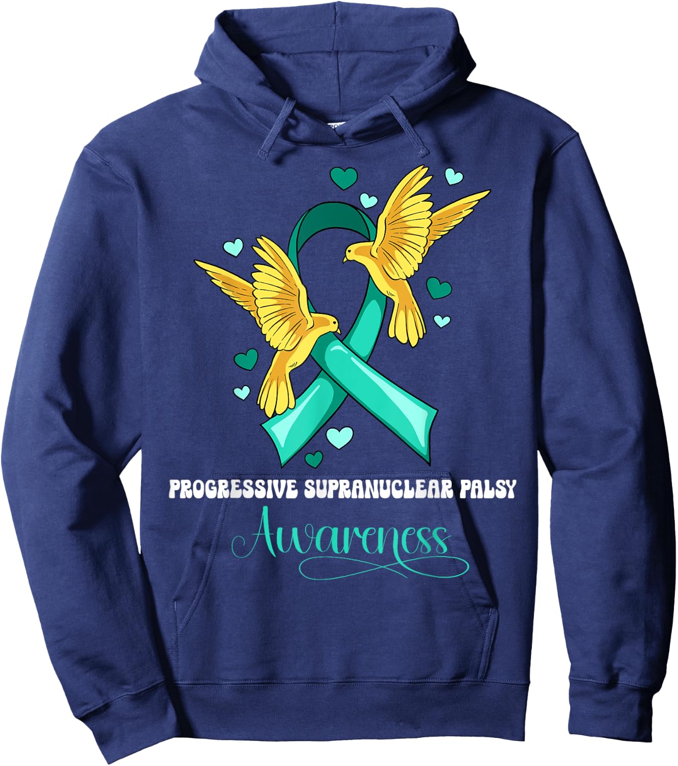 Progressive Supranuclear Palsy Awareness Hoodie - Hoodie | Navy