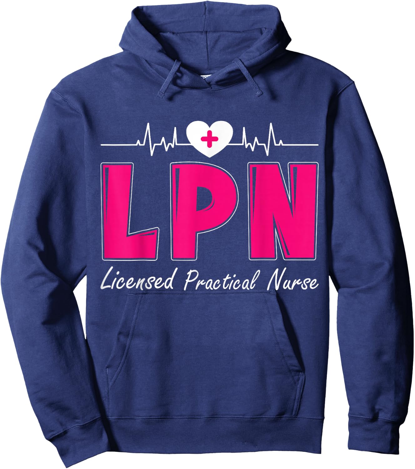 LPN Licensed Practical Nurse Hoodie - Hoodie | Navy