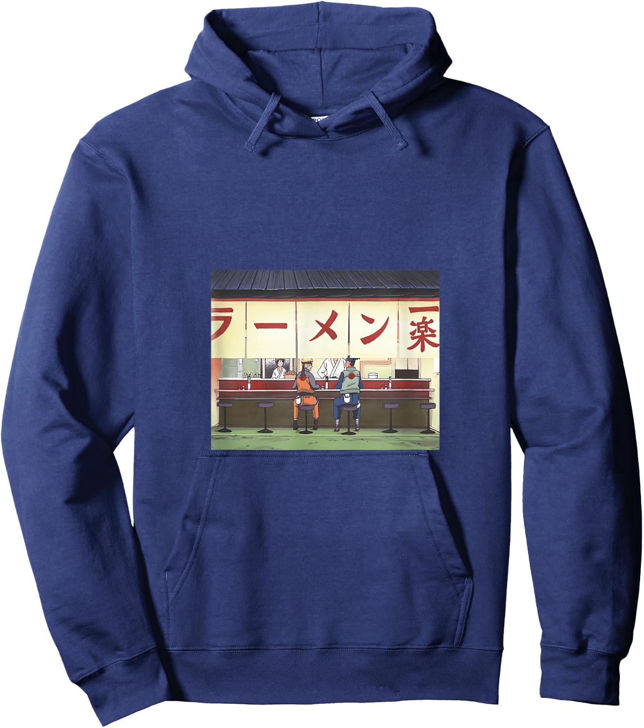 Naruto Shippuden Manga Series Dinner Time Hoodie - Hoodie | Navy