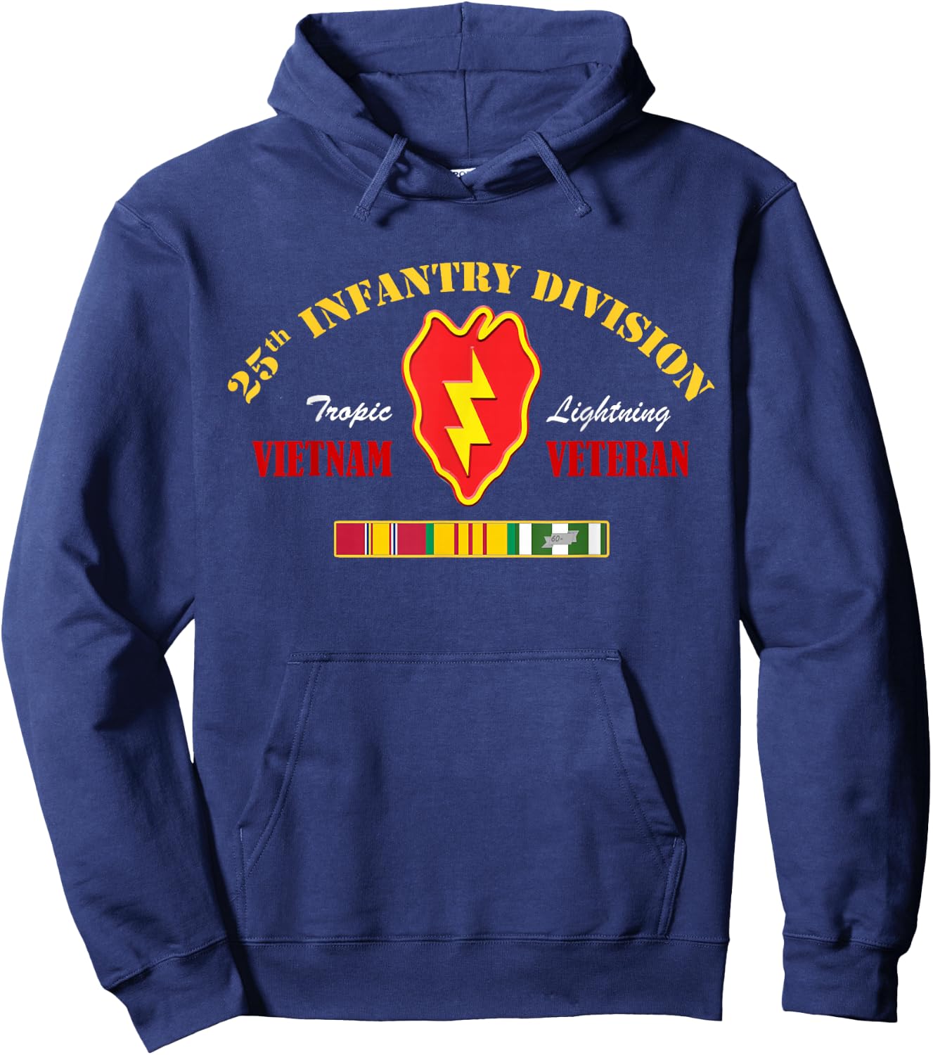 25th Infantry Division Vietnam Veteran Hoodie - Hoodie | Navy