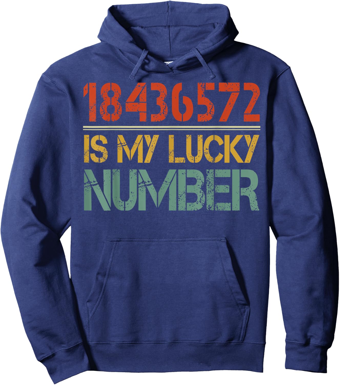 Car Mechanic Humor 18436572 Is My Lucky Number Hoodie - Hoodie | Navy