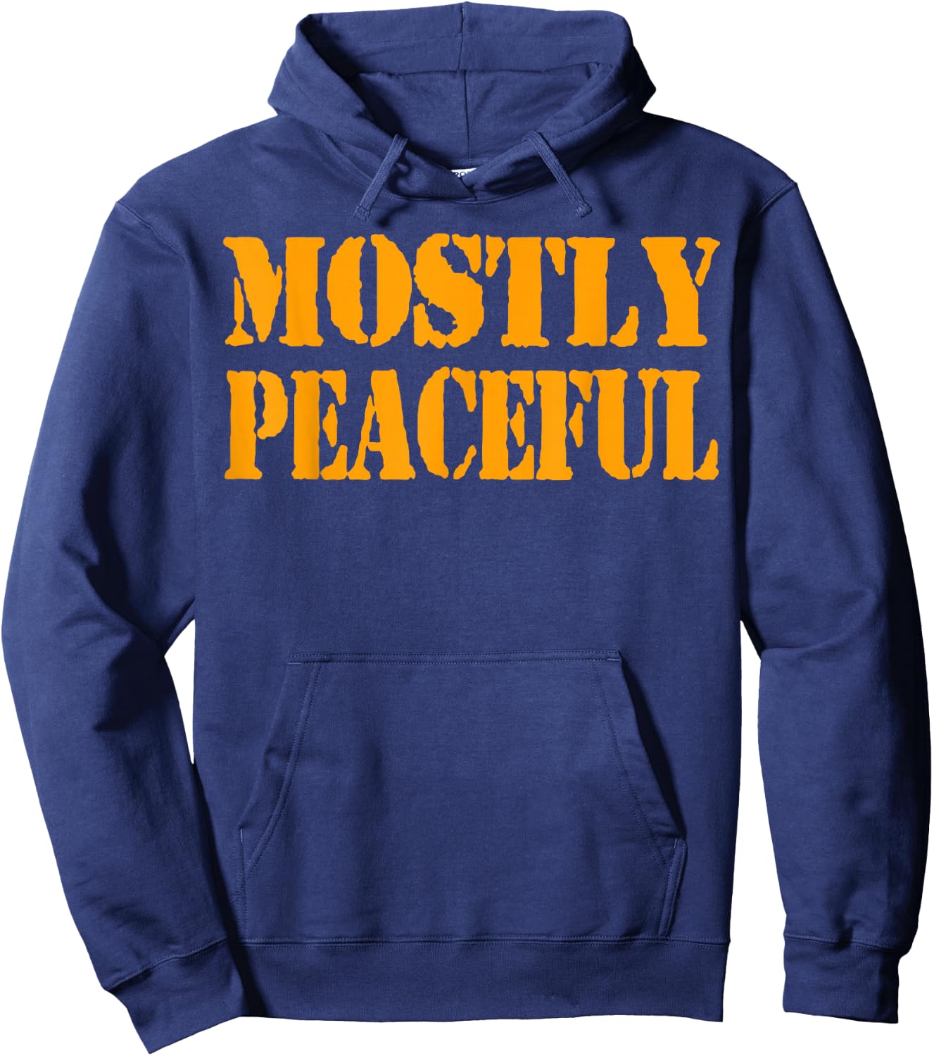 Mostly Peaceful Hoodie - Hoodie | Navy